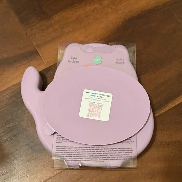 Purple Divided Silicone Suction Plate - Picture 2 of 2